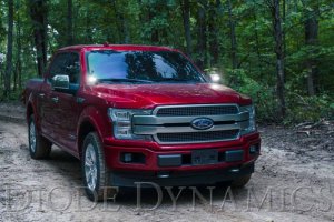 Ford F-150 LED Light Pods - Ditch Light - Diode Dynamics - SS3 LED Ditch Light Kit - Yellow - `15-`20